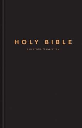 NLT Large Print Pew Bible Black