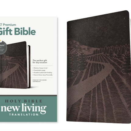 NLT Premium Gift Bible Filament Enabled Brown