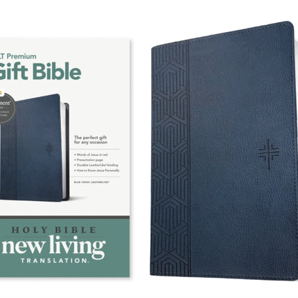 NLT Premium Gift Bible Filament Enabled Blue