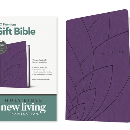 NLT Premium Gift Bible Filament Enabled Purple