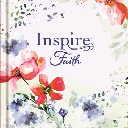 Inspire Faith Bible Large Print Nlt Filament Enabled Hardcover Wildflower Meadow