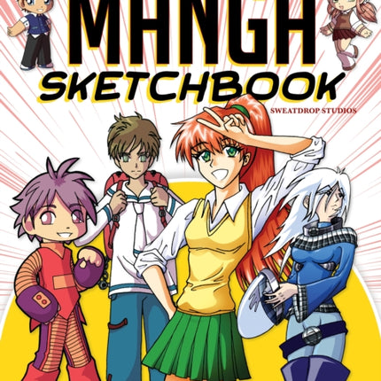 Manga Sketchbook: Learn to Draw 18 Awesome Characters Step-by-Step