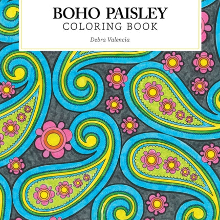 Boho Paisley Coloring Book