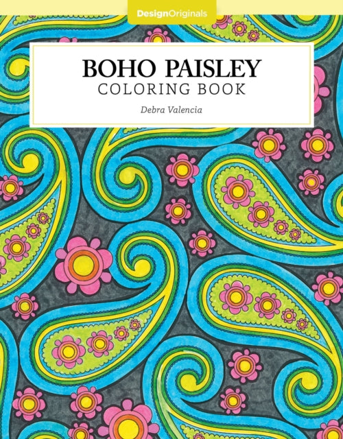 Boho Paisley Coloring Book