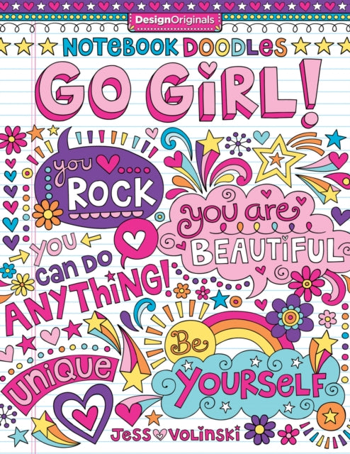 Notebook Doodles Go Girl!: Coloring & Activity Book