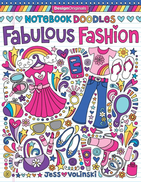 Notebook Doodles Fabulous Fashion: Coloring & Activity Book