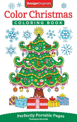 Color Christmas Coloring Book: Perfectly Portable Pages