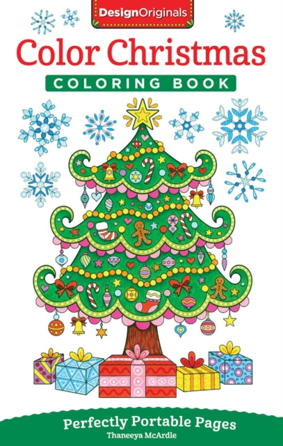 Color Christmas Coloring Book: Perfectly Portable Pages