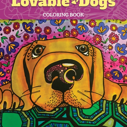 Lovable Dogs Coloring Book