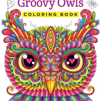 Groovy Owls Coloring Book