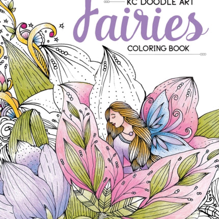 KC Doodle Art Fairies Coloring Book