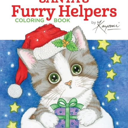 Santa's Furry Helpers Coloring Book