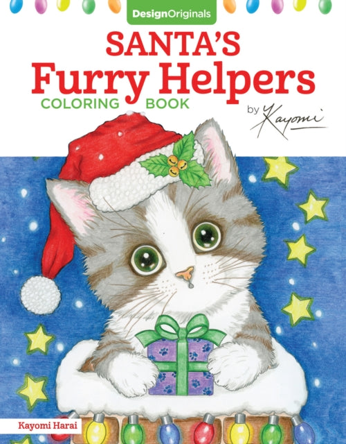 Santa's Furry Helpers Coloring Book