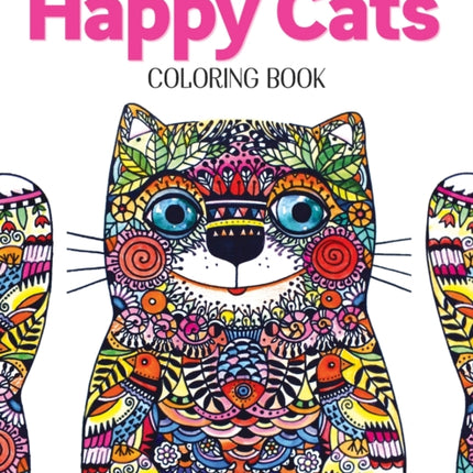 Happy Cats Coloring Book