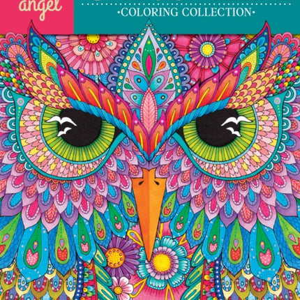 Hello Angel Owls Wild & Whimsical Coloring Collection