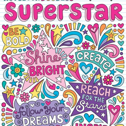 Notebook Doodles Superstar: Coloring & Activity Book