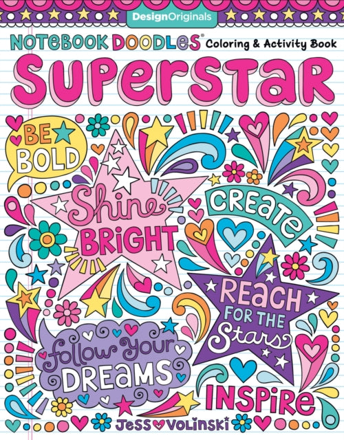 Notebook Doodles Superstar: Coloring & Activity Book