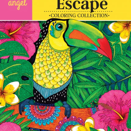 Hello Angel Tropical Escape Coloring Collection