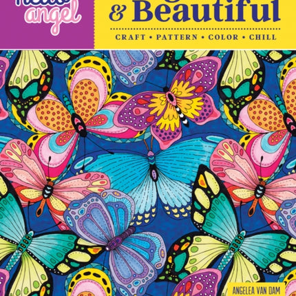 Hello Angel Bright & Beautiful Jumbo Design Collection for Artists & Crafters: Craft, Pattern, Color, Chill