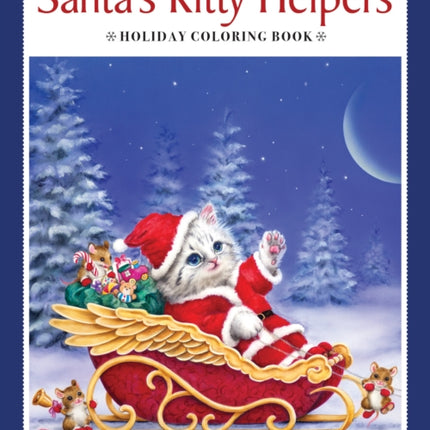 Santa's Kitty Helpers Holiday Coloring Book