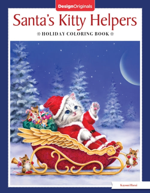 Santa's Kitty Helpers Holiday Coloring Book