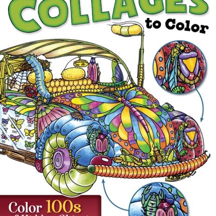 Quirky Collages to Color: Color 100s of Hidden Objects