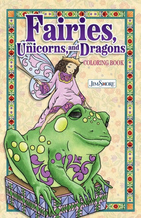 Jim Shore Fairies Gnomes  Dragons Coloring Book