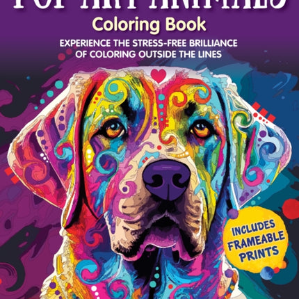 Pop Art Animals Coloring Book