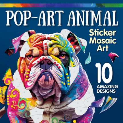 Pop Art Animals Sticker Mosaic Art