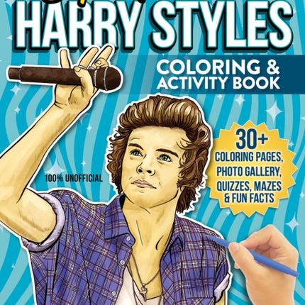 Super Fabulous Harry Styles Coloring  Activity Book