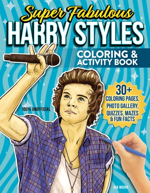 Super Fabulous Harry Styles Coloring  Activity Book