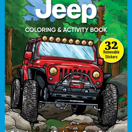 Amazing Adventures Jeep Coloring and Activity Book