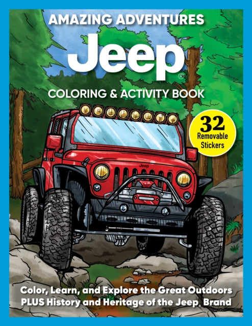 Amazing Adventures Jeep Coloring and Activity Book