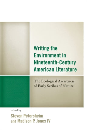 Writing the Environment in NineteenthCentury