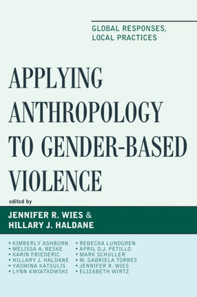 Applying Anthropology to GenderBased Violence
