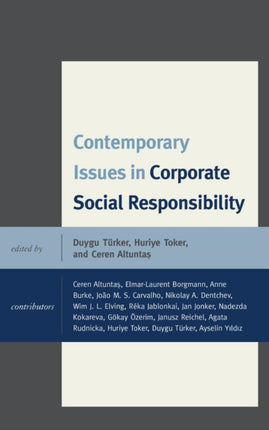 Contemporary Issues in Corporate Social