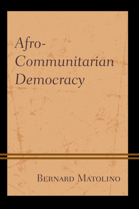 AfroCommunitarian Democracy