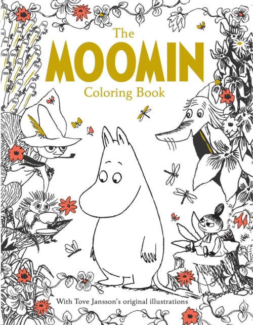 The Moomin Coloring Book (Official Gift Edition with Gold Foil Cover)