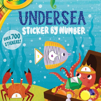 Crayola Undersea Sticker by Number 6 CrayolaBuzzpop