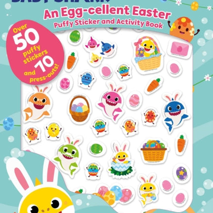 Baby Shark: An Egg-Cellent Easter Puffy Sticker and Activity Book