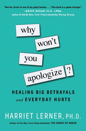 Why Wont You Apologize