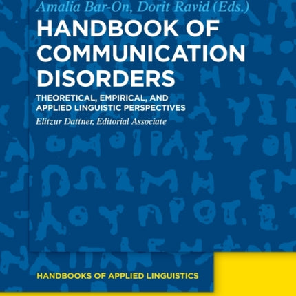 Handbook of Communication Disorders