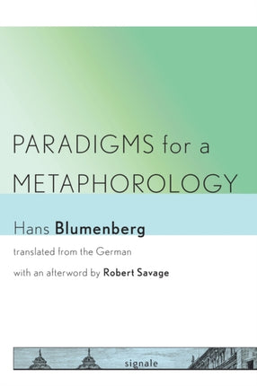 Paradigms for a Metaphorology