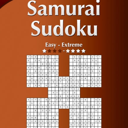 Samurai Sudoku  Easy to Extreme  Volume 1  159 Puzzles