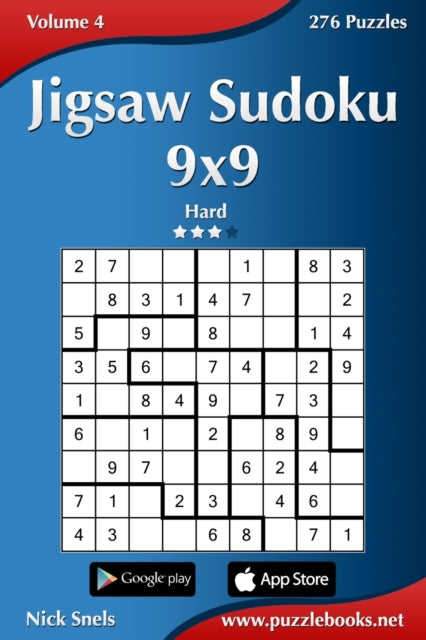 Jigsaw Sudoku 9x9  Hard  Volume 4  276 Puzzles