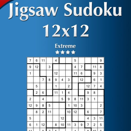 Jigsaw Sudoku 12x12  Extreme  Volume 19  276 Puzzles