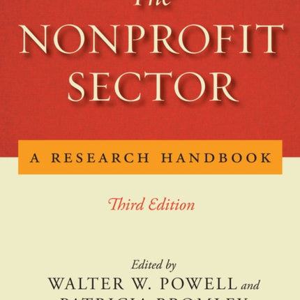 The Nonprofit Sector: A Research Handbook, Third Edition