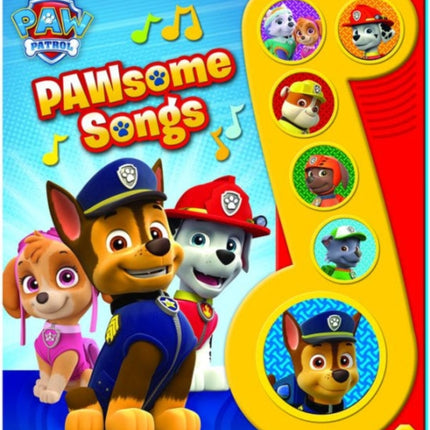 Nickelodeon PAW Patrol: PAWsome Songs Sound Book