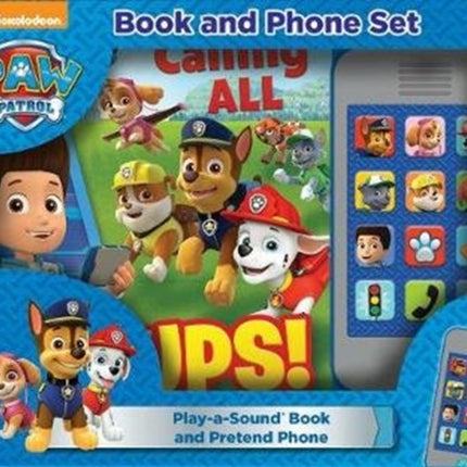 Nickelodeon PAW Patrol Calling All Pups Book and Phone Sound Book Set