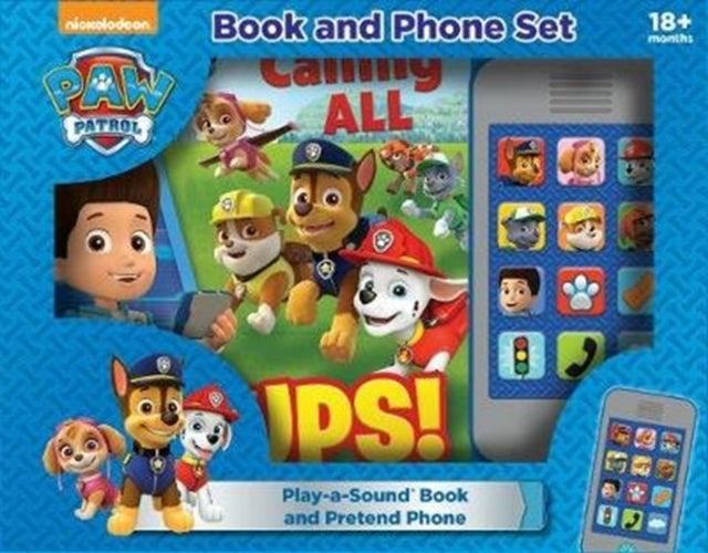 Nickelodeon PAW Patrol Calling All Pups Book and Phone Sound Book Set